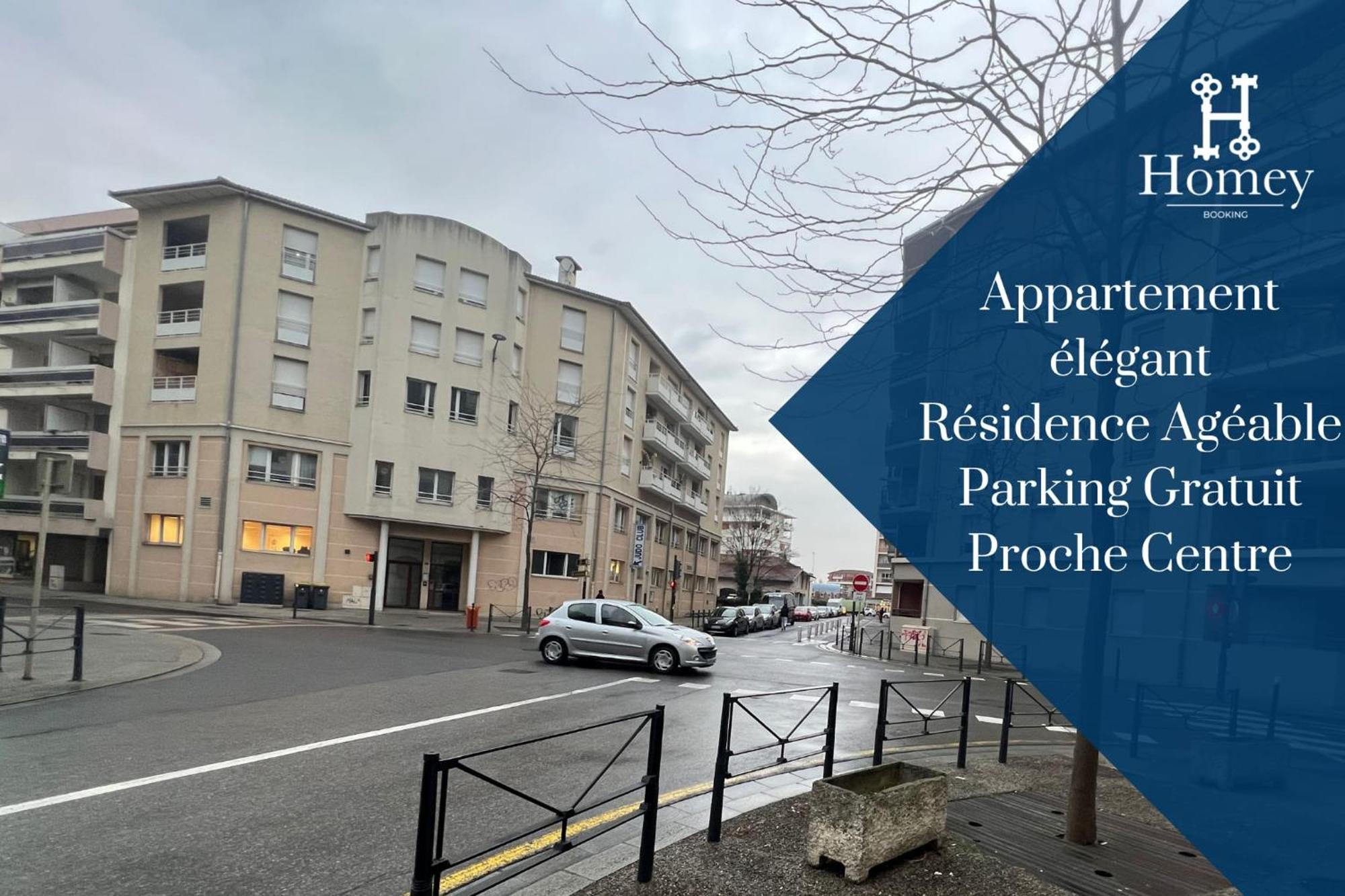Homey Wild - Proche Gare Et Tram - Proche Centre - Balcon Prive - Parking Prive - Wifi Gratuit Annemasse Bagian luar foto